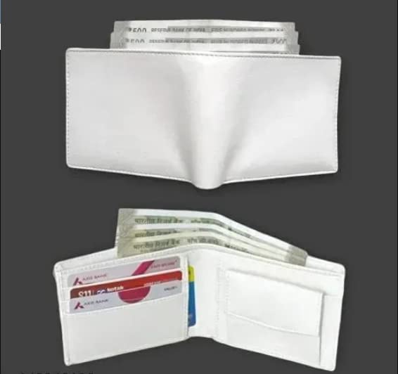 Classic Artificial Leather White Wallets for Men 3 41Q0y02RjtL