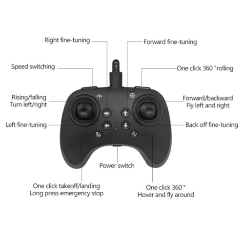 Image of RC Fighter Jet Plane, 2.4G Remote Control Airplane for Kids, LED Lights, 360 Degree Stunt Roll, EPP Material