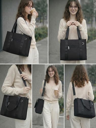 Bolso Tote de Trabajo Ligero para Mujer con Múltiples Bolsillos miniatura 2