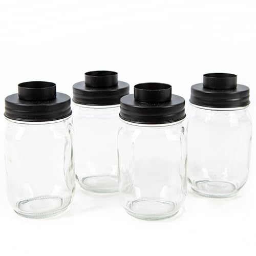 Logbuch-Verlag 4 Teelichthalter Adventskranz Kerzenhalter für...