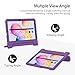 Kids Case for Samsung Galaxy Tab S6 Lite 10.4 Inch 2024 2022 2020 Model (SM-P610/P615/P613/P619), Shockproof Light Weight Protective Case Convertible Handle Stand with S Pen Slot, Purple