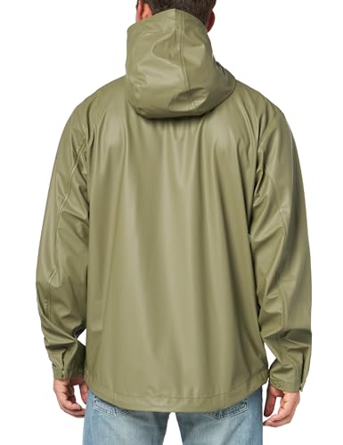 Image of Helly-Hansen mens Moss Hooded Waterproof Windproof Raincoat Jacket