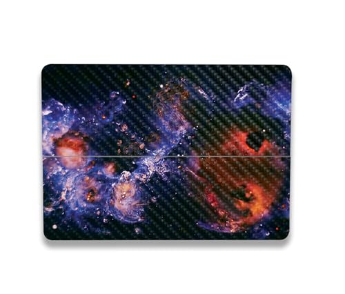 Image of MightySkins Carbon Fiber Skin Compatible with Microsoft Surface Laptop Studio 2 (2023) Full Wrap Kit - Andromeda | Protective, Durable Textured Carbon Fiber Finish | Easy to Apply | Made in The USA