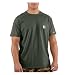 Carhartt Men's Force Cotton Short Sleeve T-Shirt Relaxed Fit,Moss,X-Large