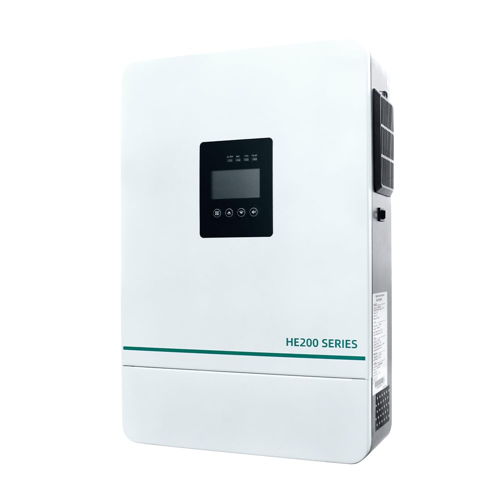 HE200 Serie Solar Hybrid Wechselrichter, 3600W-6500W, WLAN-Fernüberwachung, Kompatibel mit Blei-Säure/Lithium Batterien, IP21 (3.6kw)