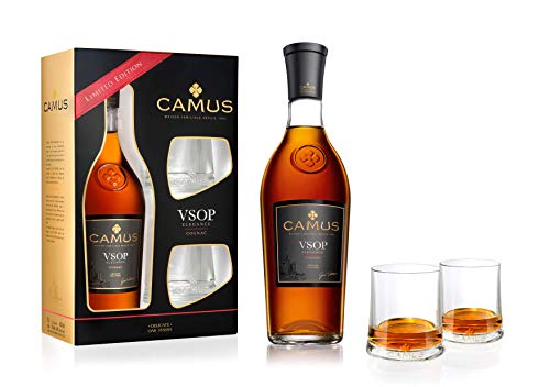 CAMUS Vsop Elegance Cognac 40% Vol. 0,7L In Giftbox With 2 Glasses Cover