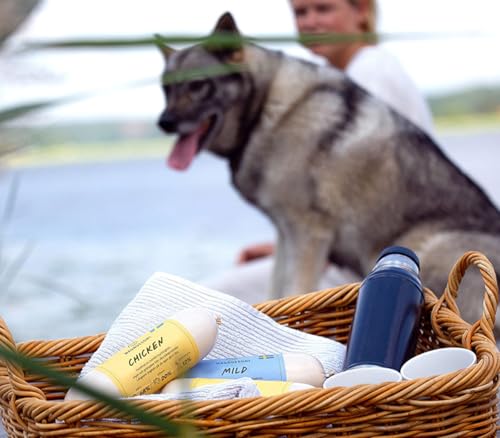 MAGNUSSONS Chicken (12 x 650 G) | Geeignet für Welpen, Junghunde und Erwachsene Hunde Aller Rassen | Alleinfuttermittel | Dampfgegart