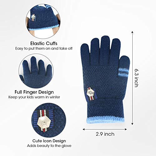 Orvinner Kids Winter Gloves For Boys Girls thumb #2