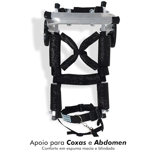 Cadeira de Rodas para Cachorro e Gato Tamanho PP Pet Best Soluções BasicLine