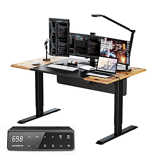 desk,Office work table, corner desk, bookshelf, integrated computer gaming table, space saving, industrial modern desk for 2 people