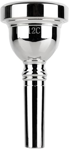 Miniatura 2 de Glory - Trombón profesional plateado con boquilla de 12c