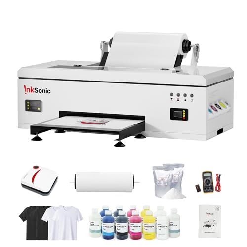 InkSonic L1800 DTF Printer, E13, A3/13' Width DTF Transfer Machine,...