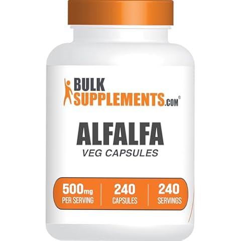 BulkSupplements Alfalfa Extract Capsules Cover
