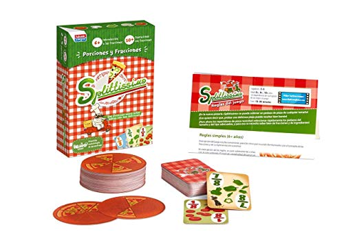 Falomir- Splittissimo Juego de Mesa Educativo, Multicolor (30012)
