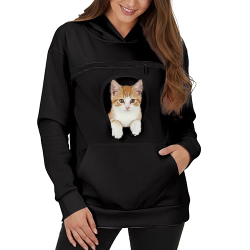 Sweat d'hiver homme avec poche kangourou pull polaire douillet