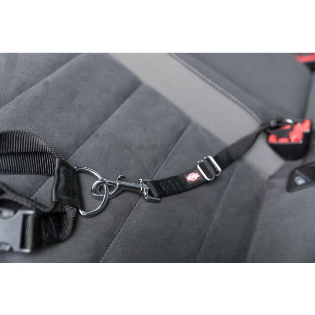Trixie Adjustable Long and Short, Safety Seatbelt for Dogs with Metal Sliders for Car Harnesses 4