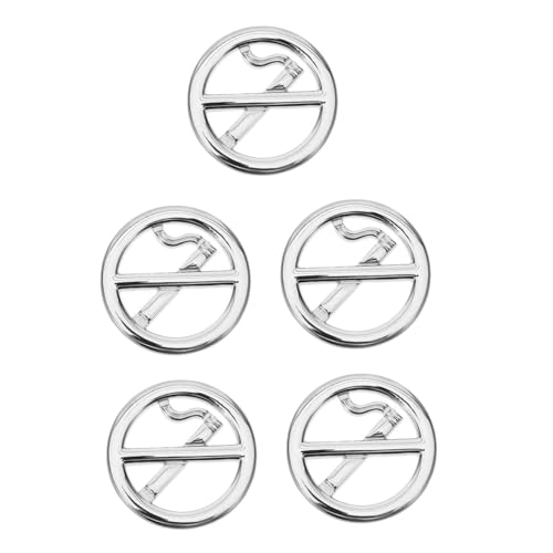 Autocollant en métal pour voiture : lot 5 insignes déco carrosserie auto