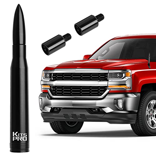 KitsPro 50 Cal Short Antenna Replacement for 1999-2023 Chevy Chevrolet Silverado, GMC Sierra 1500 2500 3500 Truck Radio Antenna KitsPro 50 Cal Short Antenna Replacement for 1999-2023 Chevy Chevrolet Silverado, GMC Sierra 1500 2500 3500 Truck Radio Antenna