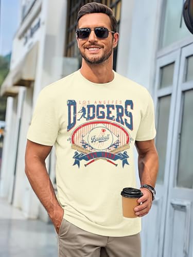 Baseball Shirts for Men Game Day Baseball Fan Shirt Mens Casual Baseball Team Short Sleeve Tees4