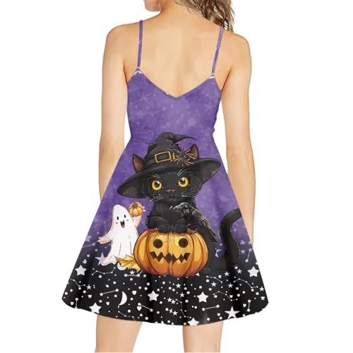 Image of Coloranimal Women's Summer Sleeveless Casual Swing Dresses with Loose Fit Beach Sundress