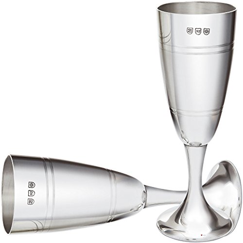 Flutes de celebration I LUV LTD en etain satine pour vos toasts de mariage - 3
