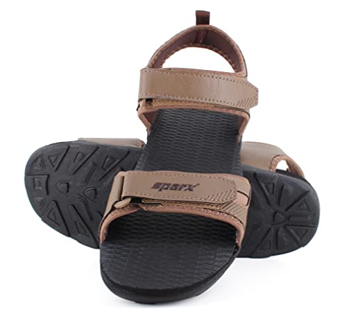 Image of Sparx Men's Sandal, Camel Brown, 6 UK