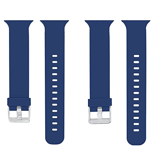 Image of ACM Watch Strap Slide 42mm 44mm 45mm 46mm 49mm Silicone Belt Compatible with Boat Wave Elevate Smartwatch Classic Casual Band Blue