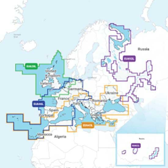 Garmin Naeu643l Mediterranean&black Sea Navionics®+ Micro Sd/sd Card Map One Size