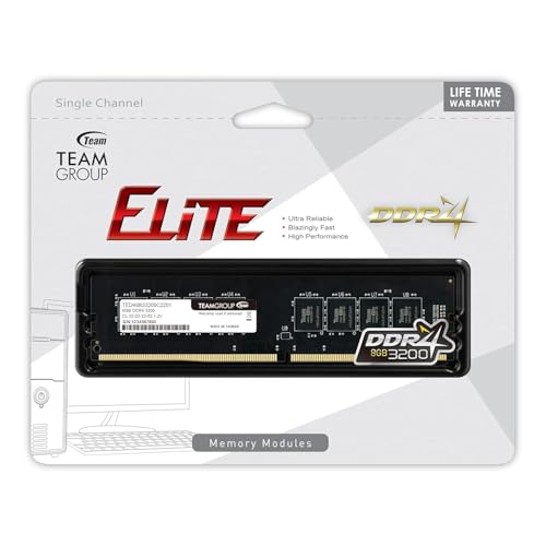 DDR4 8GB PC 3200 Team Elite TED48G3200C2201