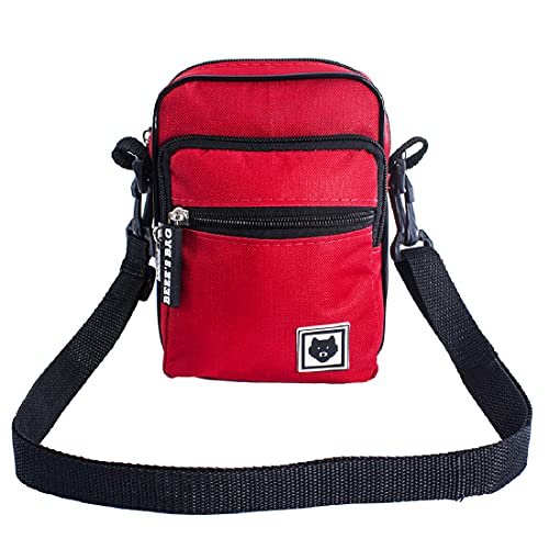 Shoulder Bag Bezzbags Mini Bolsa Tira Colo Necessaire vermelha Pochete