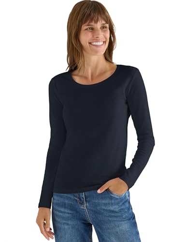 Cecil Basic Langarmshirt universal Blue M