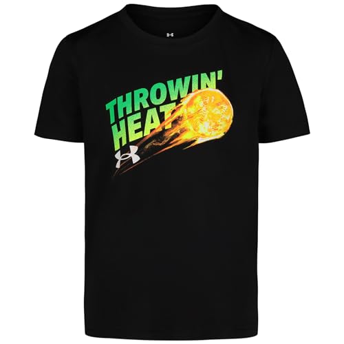 Image of Under Armour Boys' Short Sleeve Baseball Graphic T-Shirt, Lightweight & Breathable, Relaxed Fit