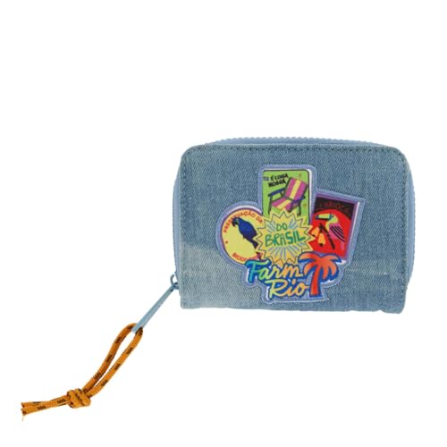 Carteira Farm Ziriguidum Patch Rio Azul