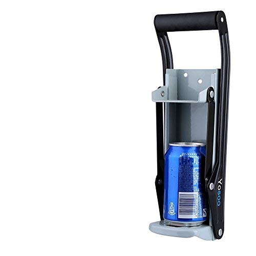 16OZ Aluminum Can Crusher, Easy Can Crusher Heavy Duty Wall Mounted Can Crusher