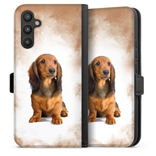 Etui pour Samsung Galaxy A34 5G Teckel la Douceur d'un Chien Toujours avec Vous