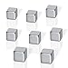 Produktbild Sigel B3101 Neodym-Magnete BeBoard, Würfelmagnete im XL Format, gut zu greifen, extrem stark, 8er-Set, silber, für Glas-Magnettafeln, Whiteboards, Kühlschränke