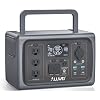 ALLWEI Portable Power Station 500W, 512Wh LiFePO4 Battery, UPS Function, 2.5Hrs Fast Charge, 3 AC Outlets(Surge 1000W), Solar Generator for Outdoor Camping RV CPAP Home Emergency
