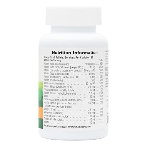 NaturesPlus Animal Parade Children’s Multivitamin Assorted Flavours - Plant Based, Vegan Chewable Multivitamin for Kids - Gluten Free - 90 Animal Shaped Tablets - Image 3