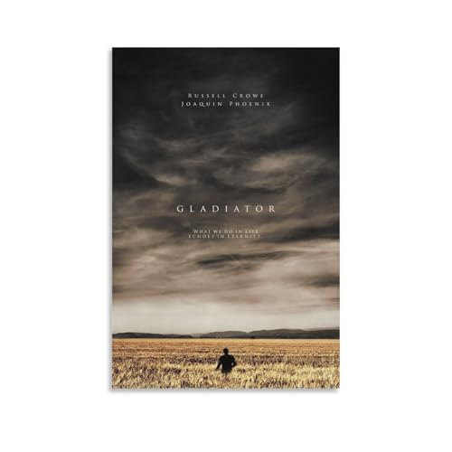 Póster de película de gladiador (2) pósteres artísticos sobre lienzo, decoración de pared, foto para el hogar, pósteres decorativos modernos de 40 x 60 cm