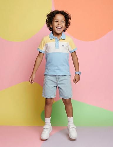 Image of Amazon Brand - Symbol Boy's Color Block Regular Fit Polo Shirt