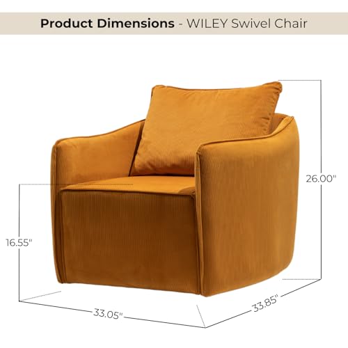 Sillón Plegable Tela Performance Color Naranja miniatura 3