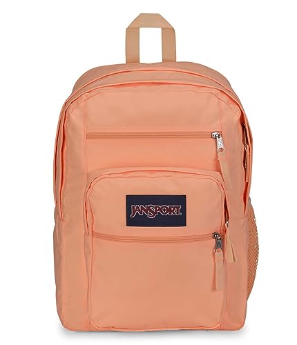 JanSport Laptop Backpack - Computer Bag with 2 Compartments, Ergonomic Shoulder Straps, 15” Laptop Sleeve, Haul Handle - Peach Neon