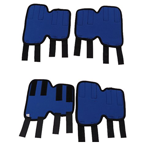 LOVIVER 2 Pares De Neopreno Mascota Perro Pie Protectora Rodilla Rodilleras Perro Articulación Wace Brace L