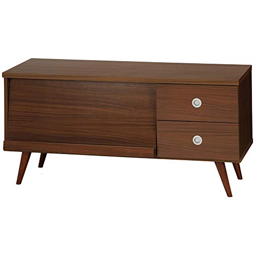 不二貿易 テレビ台 ローボード 幅120cm ダークブラウン アルト 96607