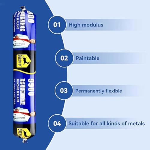 Image of 9900 sealant waterproof, Crack Filling Glue, Concrete Crack Filler Sealant, High Elasticity Cement Crack Filler & Wall Gap, Fast Drying Asphalt Crack Repair for Slabs, Joint Self-Leveling Waterproof