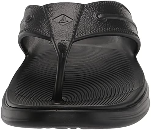 Sperry Men's Windward Float Thong Flip-Flop, Black, 8 | Image 1