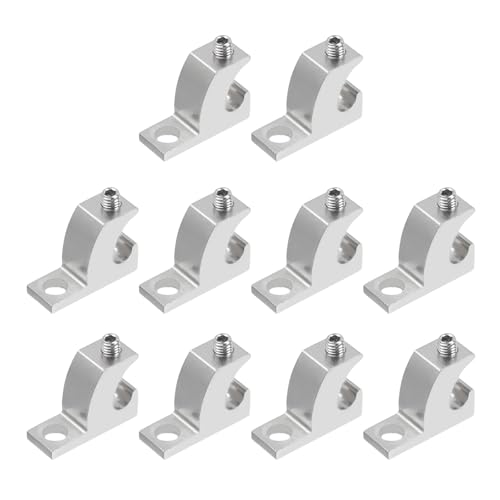 Oedema 10 Pcs Pool Bonding Lug Ground Wire Clamp Pool Bonding Lay-in Connectors for Copper Conductors, Grounding Swimming Pools, 1.06"L x 0.39"W x 0.79"H