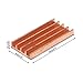 JAGTRADE Ultra Thin Copper Heat Sink Back Memory Card HeatSink Cooling Pad for MOS IC Chip