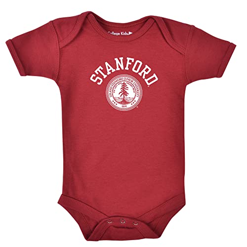 College Kids Stanford University Infant Baby Cardinal Bodysuit (6M)
