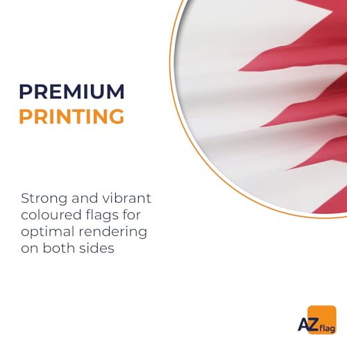 AZ FLAG, Qatar Flag, 3x5 Ft, Light Polyester Qatari Banner with Two Brass Eyelets, Fade Resistant, Vivid Colors, 3' x 5' Feet - Image 3